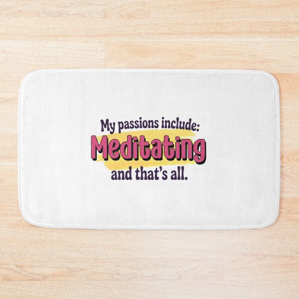 Item preview, Meditating is my passion - Funny Meditating Lover designed and sold by Watsonarts.