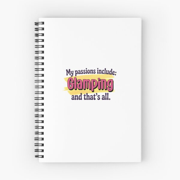 Item preview, Glamping is my passion - Funny Glamping Lover designed and sold by Watsonarts.