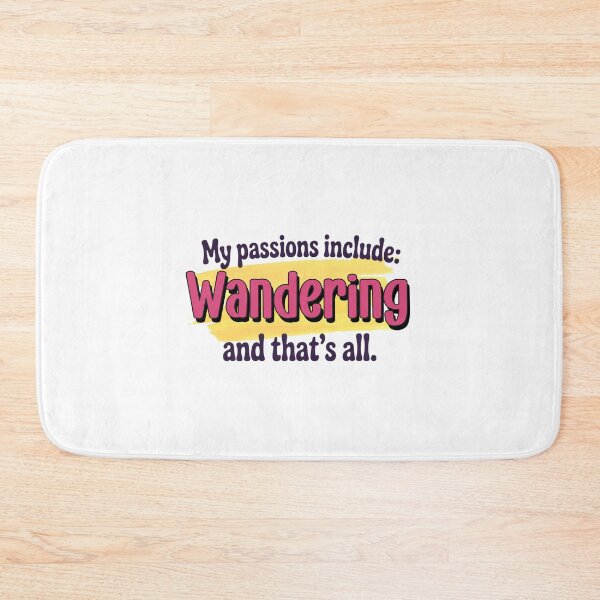 Item preview, Wandering is my passion - Funny Wandering Lover designed and sold by Watsonarts.