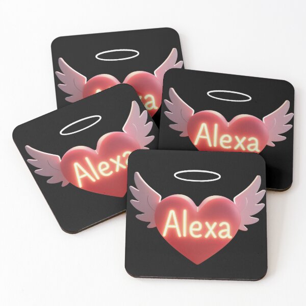 Item preview, Alexa (heart with wings) designed and sold by Mi-RopaMx.