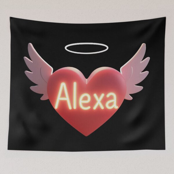 Item preview, Alexa (heart with wings) designed and sold by Mi-RopaMx.