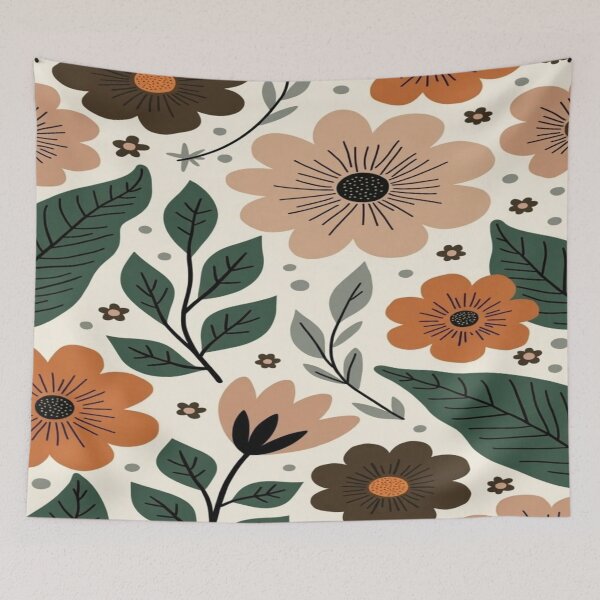 Item preview, Mixed Pattern of flowers,Leaves and plants. designed and sold by Giulivo Store Graphic.