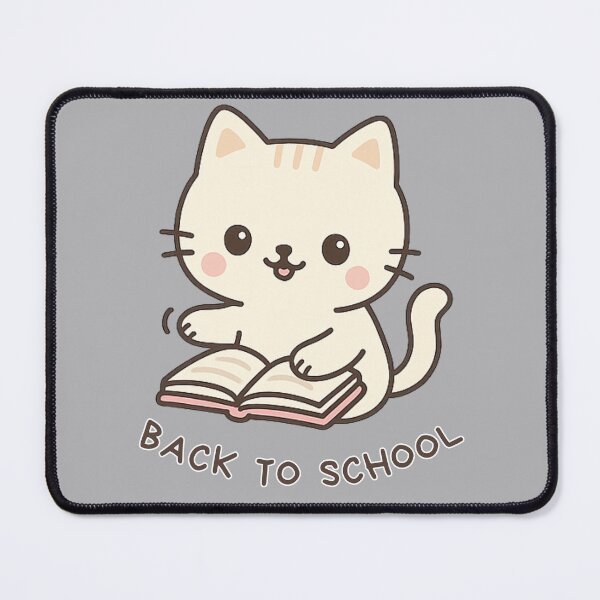 Item preview, Back to School Kawaii Cat – Cute Study Motivation Design designed and sold by Purrfect Blend .