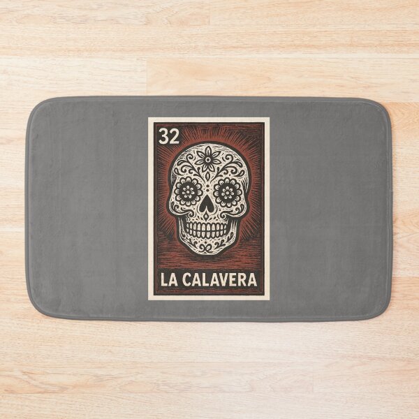 Item preview, Mexican Lottery Card La Calavera The Skull designed and sold by retrographics.
