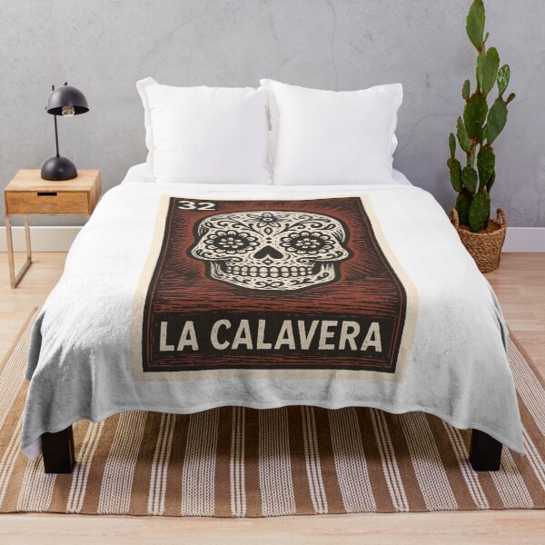 Item preview, Mexican Lottery Card La Calavera The Skull designed and sold by retrographics.