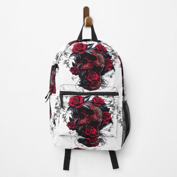 Item preview, Crimson Skull & Roses designed and sold by TroviTutto.