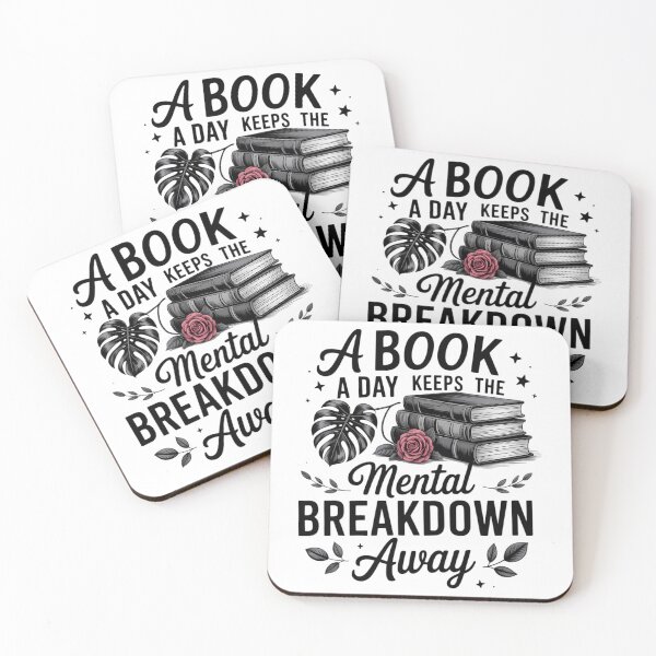 Item preview, A Book A Day Keep The Mental Breakdown Away Book Lovers designed and sold by CookWorldLaughs.