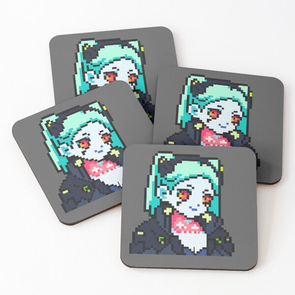Item preview, Pixel Edge Running rebecca designed and sold by Harry Draws Straws.