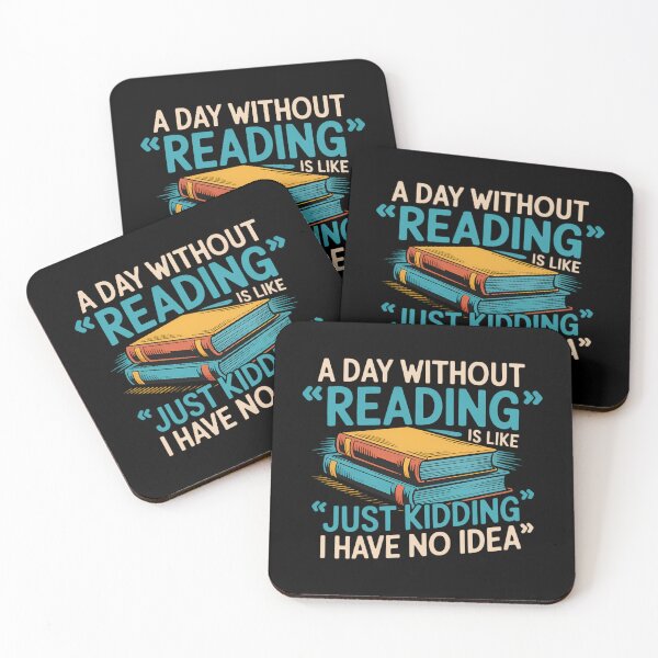 Item preview, A Day Without Reading Is Like Bookworm Book Lovers designed and sold by CookWorldLaughs.