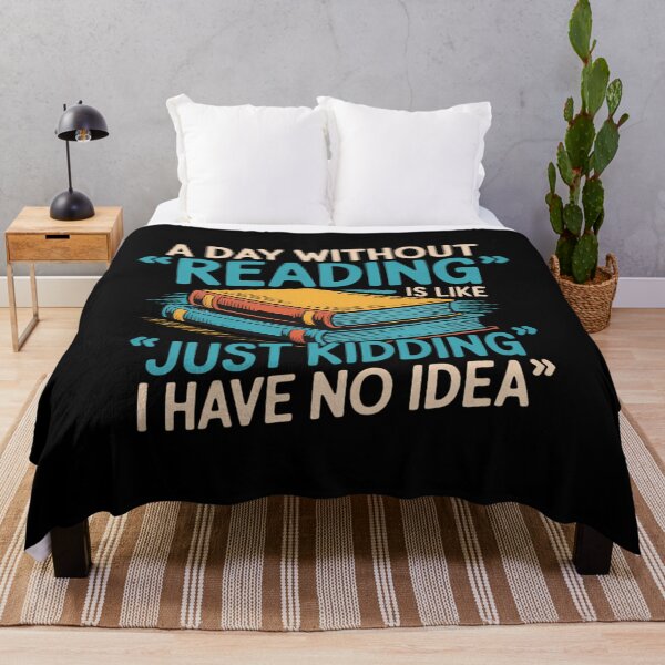 Item preview, A Day Without Reading Is Like Bookworm Book Lovers designed and sold by CookWorldLaughs.