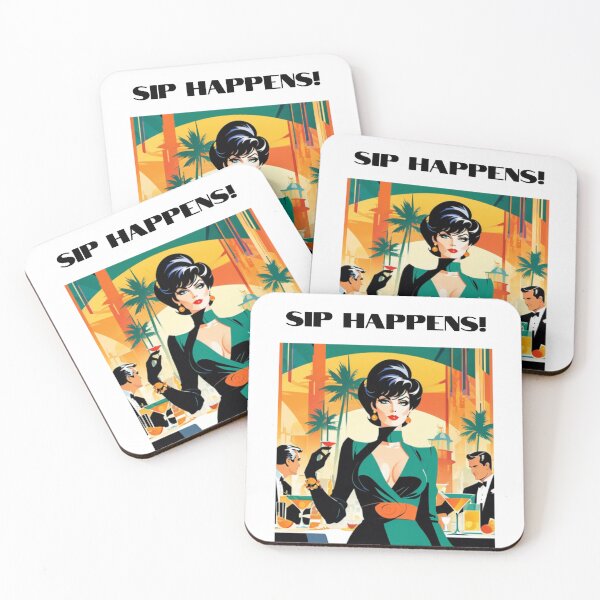 Item preview, Sip Happens! designed and sold by Catzelle.