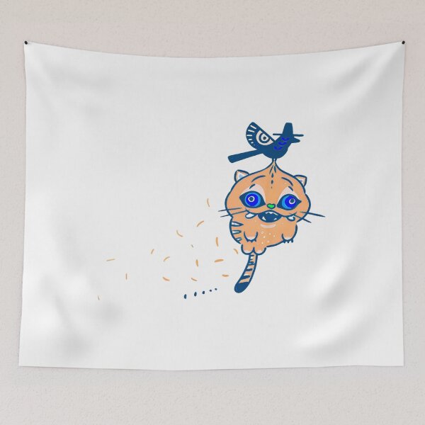 Item preview, Funny Demon Hunters Tiger And Bird Kawaii designed and sold by eliasmariano.