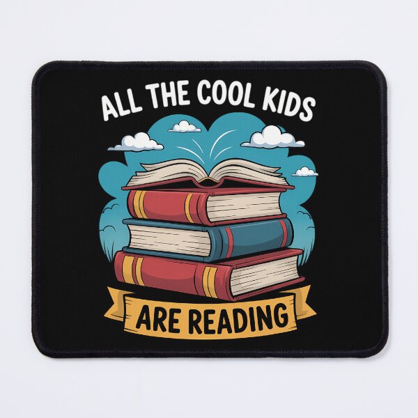 Item preview, All The Cool Kids Are Reading Funny Book Lovers designed and sold by CookWorldLaughs.