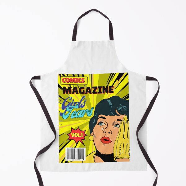 Item preview, Retro Comic Girl Tears Magazine Cover | Old-school sob story art designed and sold by Catzelle.