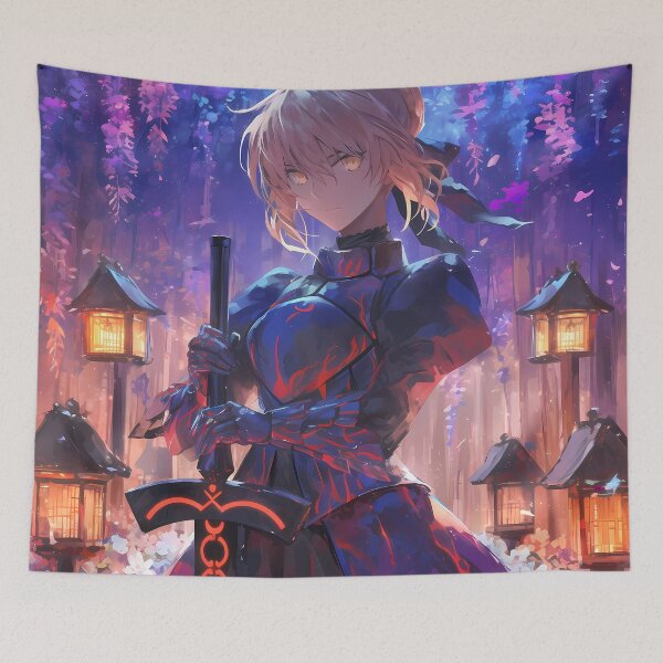 Item preview, Saber Alter Fate Stay Night Anime Wisteria Darkblade Moonlight designed and sold by mildaclairmo.