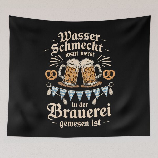 Item preview, Beer Wasser Schmeckt Erst Wenns In Der Braue... Oktoberfest designed and sold by CookWorldLaughs.