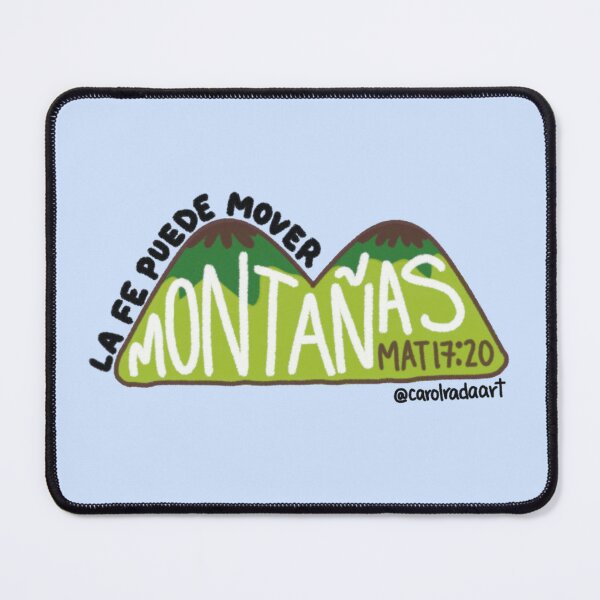 Item preview, Faith can move mountains – Matthew 17:20 (Inspirational Sticker) designed and sold by CarolRadaArt.