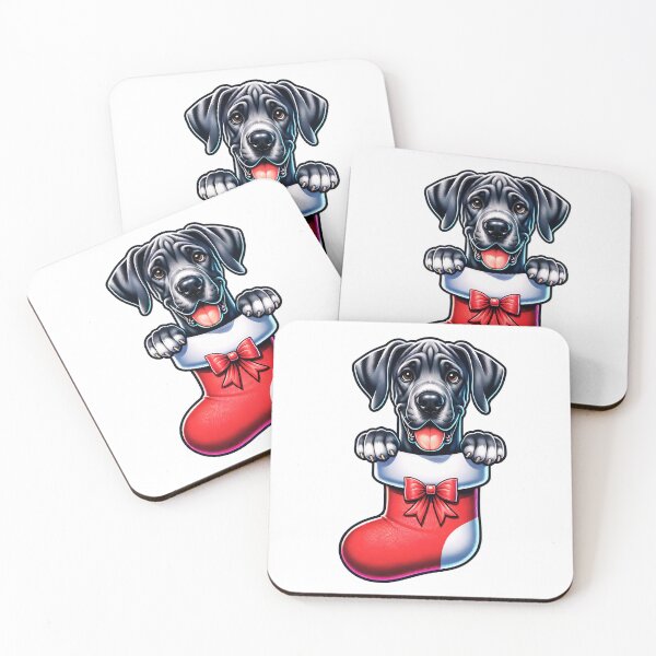 Item preview, Cute Great Dane Christmas Stocking designed and sold by TheAnimalZ00.
