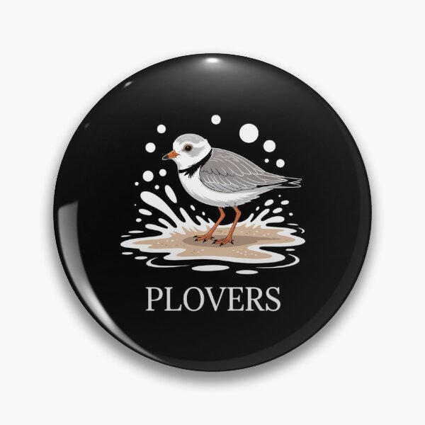 Item preview, Piping Plover Bird Funny Cute Animal Watching designed and sold by CookWorldLaughs.