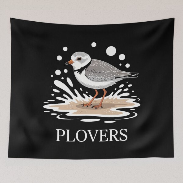 Item preview, Piping Plover Bird Funny Cute Animal Watching designed and sold by CookWorldLaughs.