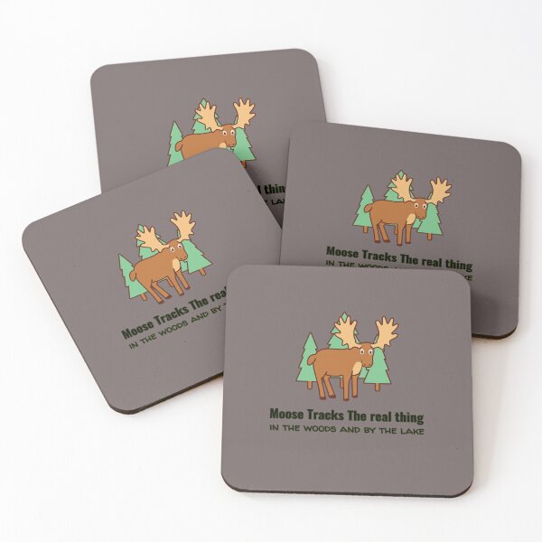 Item preview, Moose Tracks – The Real Thing. In the Woods and By the Lake. designed and sold by Novel Works Studio.