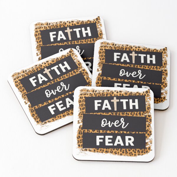 Item preview, Faith Over Fear Leopard Print Inspirational Design designed and sold by haitrieuic96.