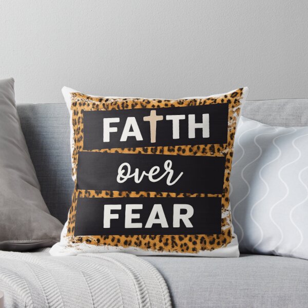 Item preview, Faith Over Fear Leopard Print Inspirational Design designed and sold by haitrieuic96.