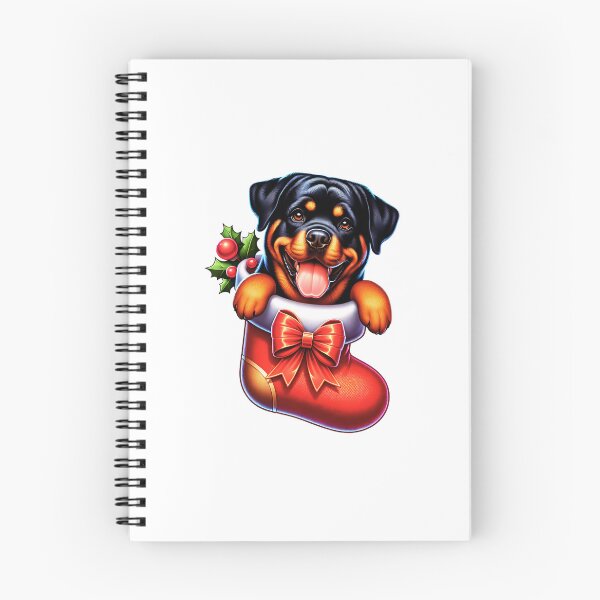 Item preview, Cute Rottweiler Christmas Stocking designed and sold by TheAnimalZ00.