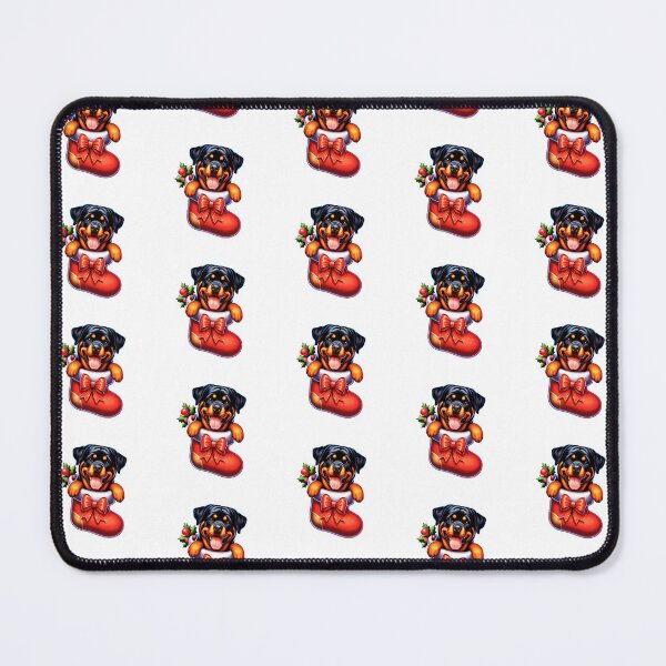 Item preview, Cute Rottweiler Christmas Stocking designed and sold by TheAnimalZ00.