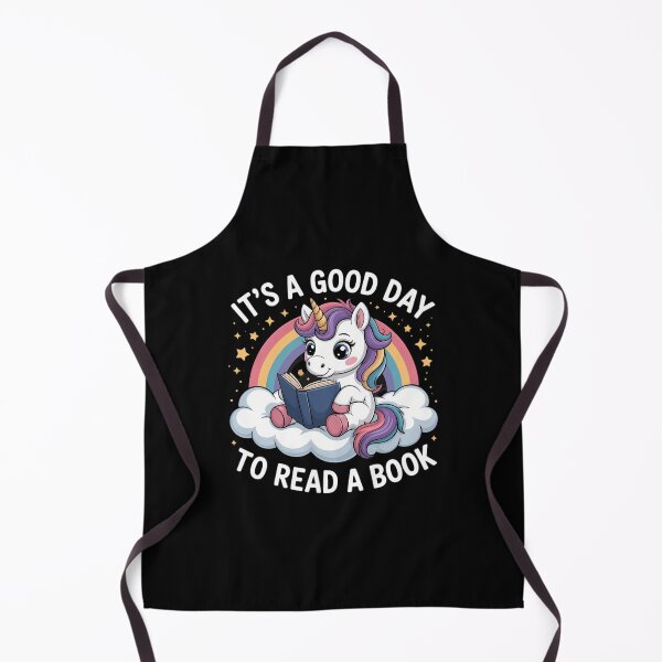 Item preview, Book Its A Good Day To Read A Book Cute Unicorn Reader designed and sold by CookWorldLaughs.