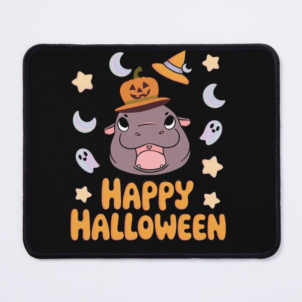 Item preview, Cute cartoon Moodeng, pygmy hippo Happy halloween , brafdesign designed and sold by Brafdesign.