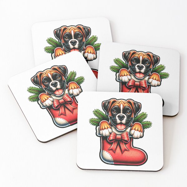 Item preview, Cute Boxer Dog Christmas Stocking designed and sold by TheAnimalZ00.