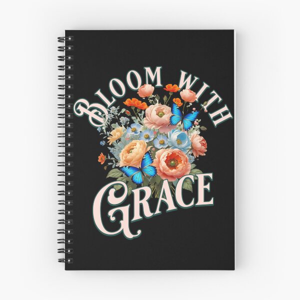 Item preview, Bloom with Grace  Vintage Floral Butterfly  designed and sold by Bliss Find And Design.