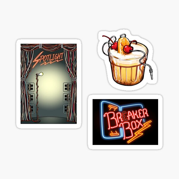 Item preview, The Breaker Box Sticker Pack designed and sold by studioroguet.