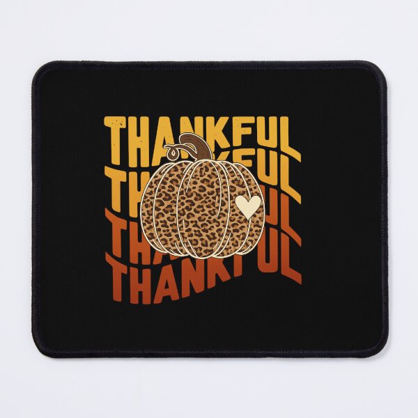 Item preview, Leopard Print Pumpkin with Thankful Gradient Text designed and sold by haitrieuic96.