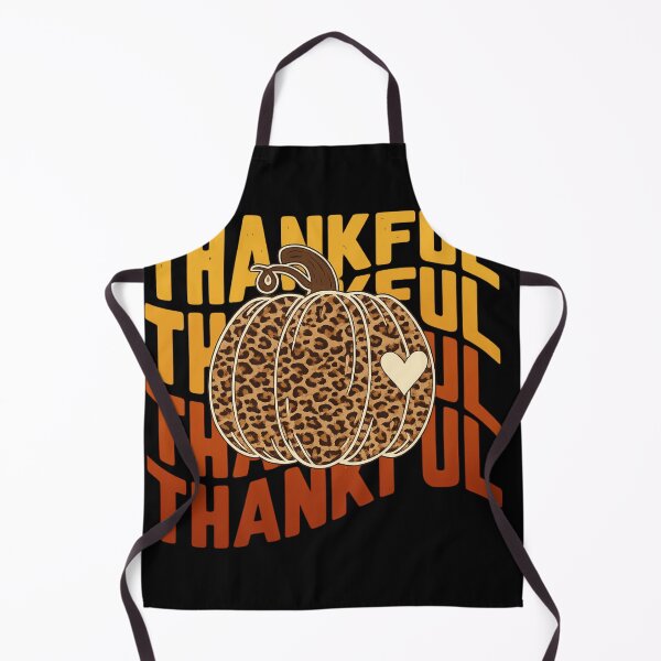 Item preview, Leopard Print Pumpkin with Thankful Gradient Text designed and sold by haitrieuic96.