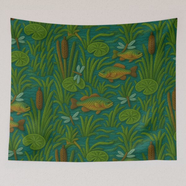 Item preview, Fishing Pond Crocheted Look designed and sold by Morrellshop.