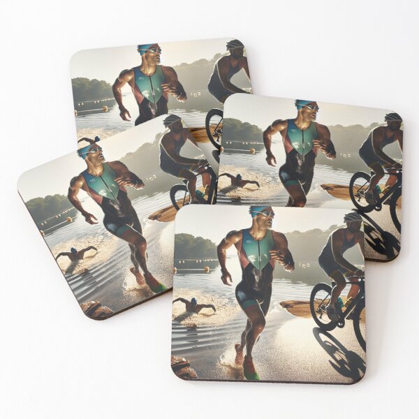 Item preview, "TRI AND TRANSITION | Swim. Run. Conquer." designed and sold by Triathlongram.