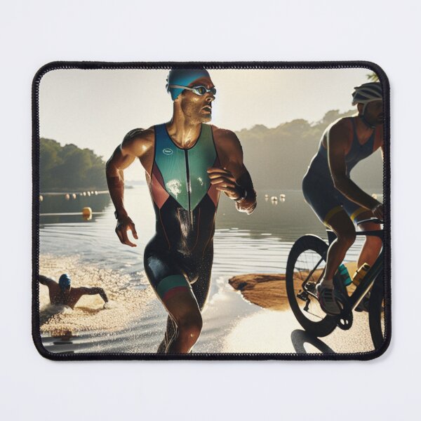 Item preview, "TRI AND TRANSITION | Swim. Run. Conquer." designed and sold by Triathlongram.