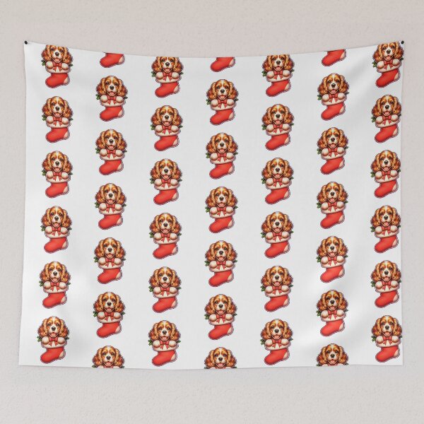 Item preview, Cute Cocker Spaniel Christmas Stocking designed and sold by TheAnimalZ00.