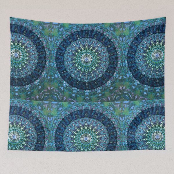 Item preview, Tie Dye spiral mandala designed and sold by AuroraXGreen.