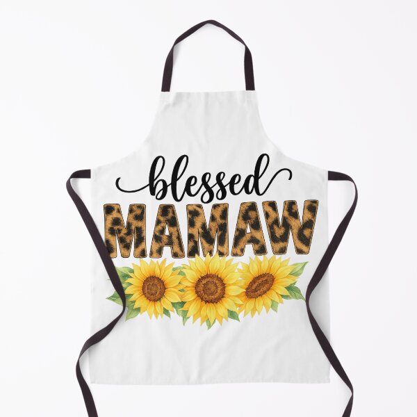 Item preview, Blessed Mamaw Leopard Print with Sunflowers designed and sold by haitrieuic96.