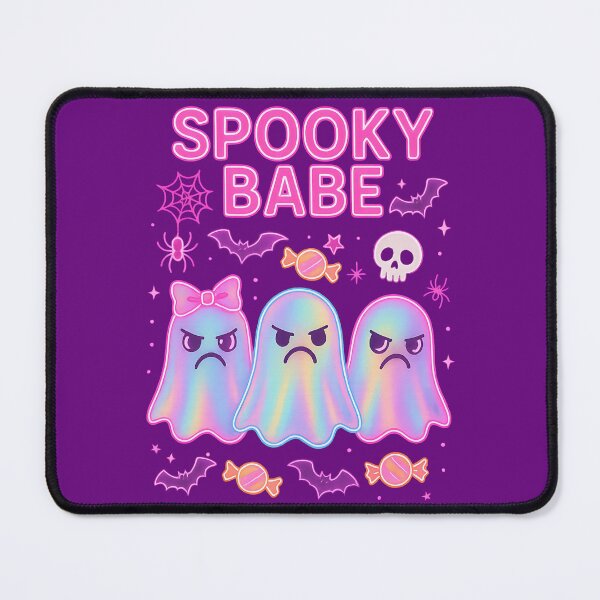 Item preview, Spooky Babe – Cute Angry Ghosts Halloween Design designed and sold by LunaSpellStudio.