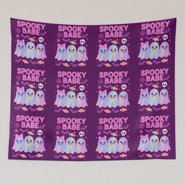 Item preview, Spooky Babe – Cute Angry Ghosts Halloween Design designed and sold by LunaSpellStudio.