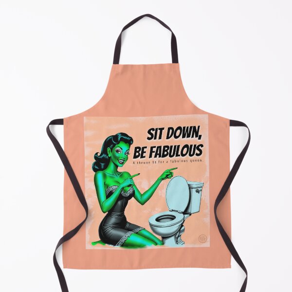Item preview, Sit Down, Be Fabulous – Intergalactic Toilet Poster designed and sold by lulo-pez-art.