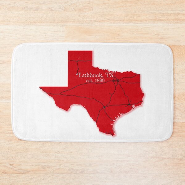 Item preview, Lubbock, TX [Red] designed and sold by PhilbonianDezin.