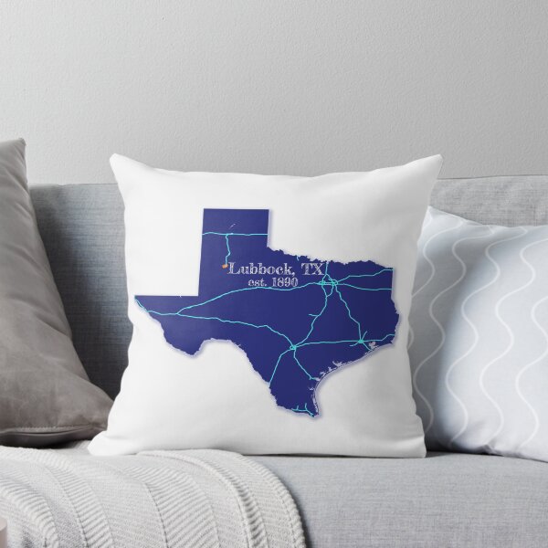Item preview, Lubbock, TX [Blue] designed and sold by PhilbonianDezin.