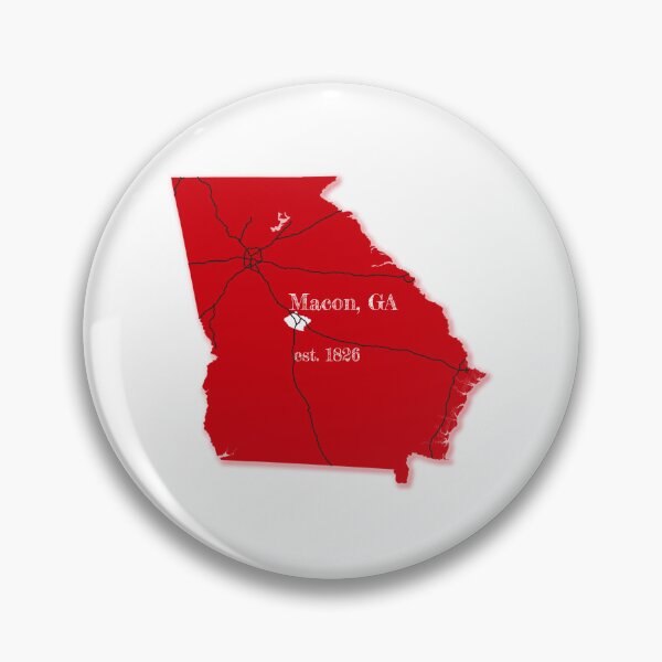 Item preview, Macon, GA [Red] designed and sold by PhilbonianDezin.