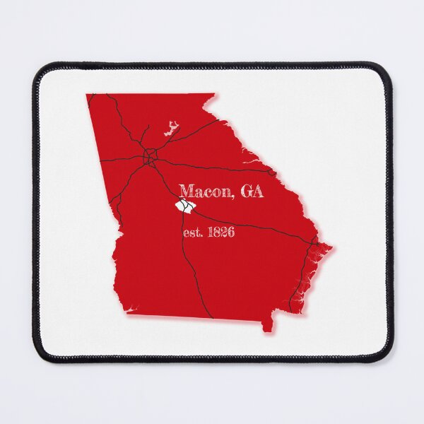 Item preview, Macon, GA [Red] designed and sold by PhilbonianDezin.
