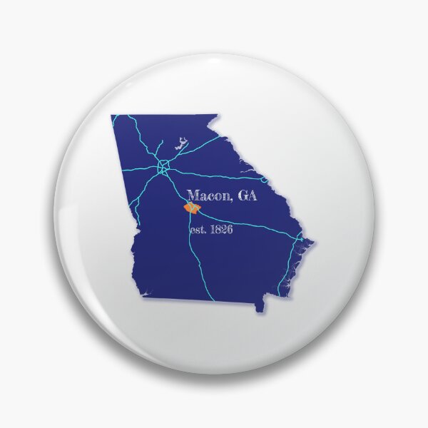 Item preview, Macon, GA [Blue] designed and sold by PhilbonianDezin.